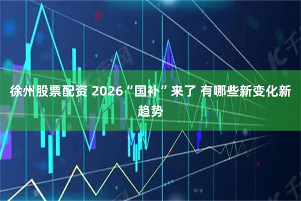 徐州股票配资 2026“国补”来了 有哪些新变化新趋势